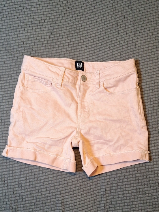 GAP Other - GAP Girls Pale Pink Denim Rolled-Hem Shorts